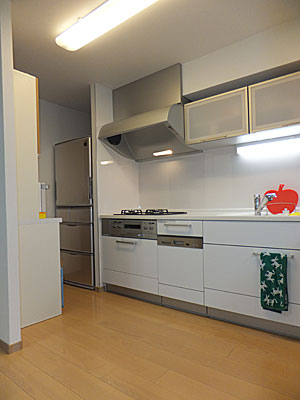 キッチンをヤマハのベリー(サイクロンフード)に交換 キッチンをヤマハのベリー(サイクロンフード)に交換